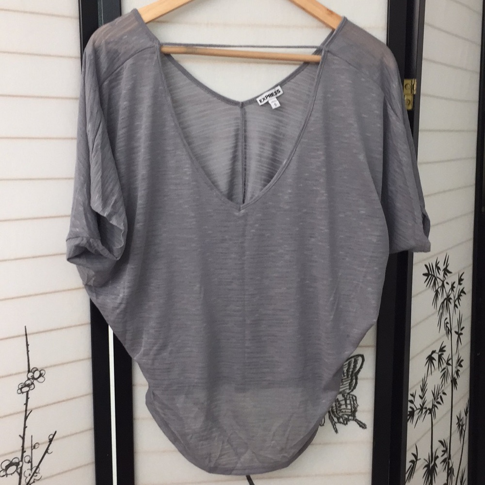 Grey Express Top